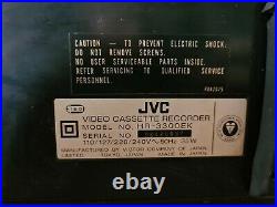 Vintage JVC HR-3300EK VHS VCR Player/Video Cassette Recorder Made In Japan