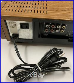 Vintage JVC HR-S8000U Hi-Fi Stereo Cassette Recorder Wood Finish Tested & Works