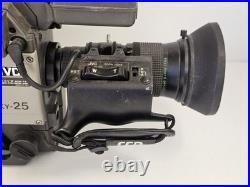 Vintage JVC KY-25 3-CCD Broadcast Camera Head & BR-S411U S-VHS Recorder UNTESTED