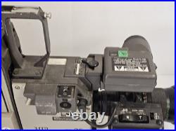 Vintage JVC KY-25 3-CCD Broadcast Camera Head & BR-S411U S-VHS Recorder UNTESTED