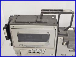 Vintage JVC KY-25 3-CCD Broadcast Camera Head & BR-S411U S-VHS Recorder UNTESTED