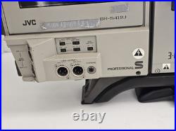 Vintage JVC KY-25 3-CCD Broadcast Camera Head & BR-S411U S-VHS Recorder UNTESTED