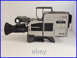 Vintage JVC KY-25 3-CCD Broadcast Camera Head & BR-S411U S-VHS Recorder UNTESTED