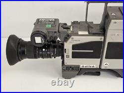 Vintage JVC KY-25 3-CCD Broadcast Camera Head & BR-S411U S-VHS Recorder UNTESTED