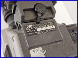 Vintage JVC KY-25 3-CCD Broadcast Camera Head & BR-S411U S-VHS Recorder UNTESTED