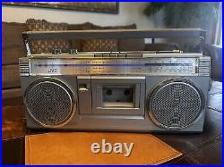 Vintage JVC RC-363JW Boombox Stereo Radio Cassette Recorder Ghetto Blaster WORKS