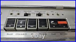 Vintage JVC RC-363JW Boombox Stereo Radio Cassette Recorder Ghetto Blaster WORKS