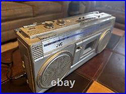 Vintage JVC RC-363JW Boombox Stereo Radio Cassette Recorder Ghetto Blaster WORKS