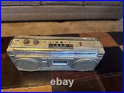 Vintage JVC RC-363JW Boombox Stereo Radio Cassette Recorder Ghetto Blaster WORKS