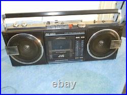 Vintage JVC RC-650 Stereo Radio Cassette Recorder Tape Player Boombox EXC