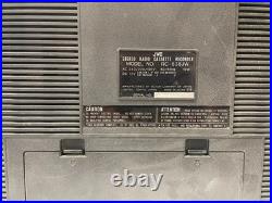 Vintage JVC RC-838JW Boombox Ghettoblaster Stereo Radio Cassette Recorder