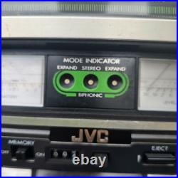 Vintage JVC RC-838JW2 Boombox Ghettoblaster Stereo Radio Cassette Recorder