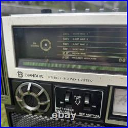Vintage JVC RC-838JW2 Boombox Ghettoblaster Stereo Radio Cassette Recorder