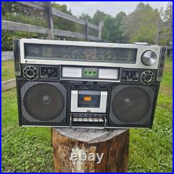 Vintage JVC RC-838JW2 Boombox Ghettoblaster Stereo Radio Cassette Recorder