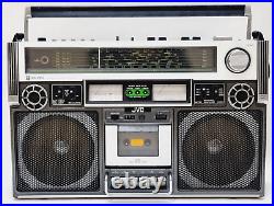 Vintage JVC RC-838W Boombox Ghettoblaster Stereo Radio Cassette Recorder