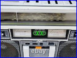 Vintage JVC RC-838W Boombox Ghettoblaster Stereo Radio Cassette Recorder