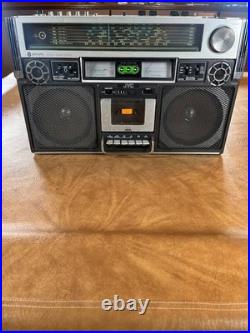 Vintage JVC RC-838W Boombox Ghettoblaster Stereo Radio Cassette Recorder TESTED