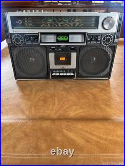 Vintage JVC RC-838W Boombox Ghettoblaster Stereo Radio Cassette Recorder TESTED