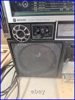 Vintage JVC RC-838W Boombox Ghettoblaster Stereo Radio Cassette Recorder TESTED