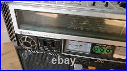 Vintage JVC RC-838W II Stereo Boombox Cassette Recorder Player Radio Receiver