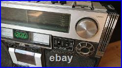 Vintage JVC RC-838W II Stereo Boombox Cassette Recorder Player Radio Receiver