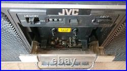 Vintage JVC RC-838W II Stereo Boombox Cassette Recorder Player Radio Receiver