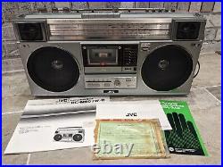 Vintage JVC RC-M50 JW Stereo Radio Cassette Recorder BOOMBOX Ghetto Blaster