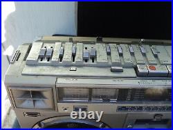 Vintage JVC RC-M70JW Boombox Stereo AM/FM Radio Cassette Recorder Parts/Repair