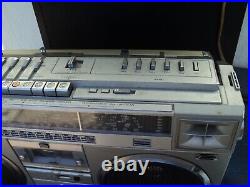 Vintage JVC RC-M70JW Boombox Stereo AM/FM Radio Cassette Recorder Parts/Repair