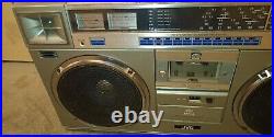 Vintage JVC RC-M70W Stereo Radio Cassette Player Recorder BOOMBOX Getto Blaster