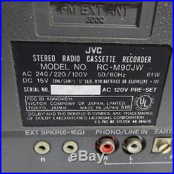 Vintage JVC RC-M90 Cassette Recording Radio Cassette Boombox For Repair