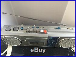 Vintage JVC RC-S40JW Stereo Radio Cassette Recorder Biphonic Boombox Tested