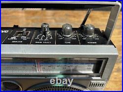 Vintage JVC Radio Cassette Recorder Boombox RC 252 W Made In Japan