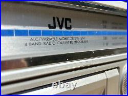 Vintage JVC Radio Cassette Recorder Boombox RC 252 W Made In Japan