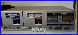 Vintage JVC Stereo Double Cassette Deck Player Recorder Model KD-W7J Vintage JVC Stereo Double Cassette Deck Player Recorder Model KD-W7J