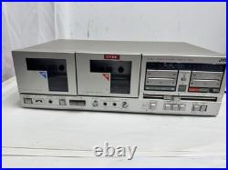 Vintage JVC Stereo Double Cassette Deck Player Recorder Model KD-W7J TESTED