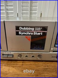 Vintage JVC Stereo Double Cassette Deck Player Recorder Model KD-W7J TESTED Vintage JVC Stereo Double Cassette Deck Player Recorder Model KD-W7J TESTED