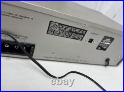 Vintage JVC Stereo Double Cassette Deck Player Recorder Model KD-W7J TESTED