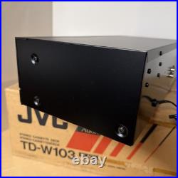 Vintage JVC Stereo Double Cassette Deck (TD-W103) Open Box