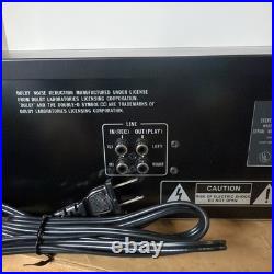 Vintage JVC Stereo Double Cassette Deck (TD-W103) Open Box