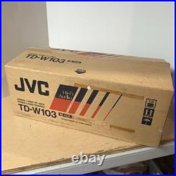 Vintage JVC Stereo Double Cassette Deck (TD-W103) Open Box