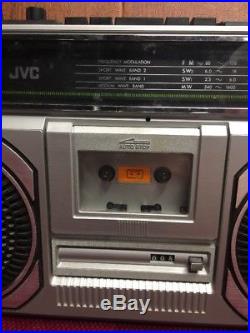 Vintage JVC Stereo Radio Cassette Recorder RC-545JW Ghetto Blaster Boombox