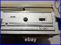 Vintage JVC Stereo Radio Cassette Recorder RC-680(Read Description)tested Works
