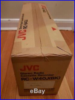 Vintage JVC Steroe Radio Cassette Recorder Boombox RC-W40J New in Box