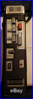 Vintage KASUGA Walkman FM Stereo Cassette Tape Recorder Player KC-730 withSpeakers