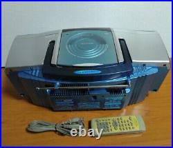 Vintage KENWOOD MDX-F1 CD Stereo Radio Cassette Recorder Boombox AM/FM CD Player