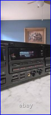 Vintage KENWOOD Stereo Double/ Dual Cassette Deck (KX-W6030)