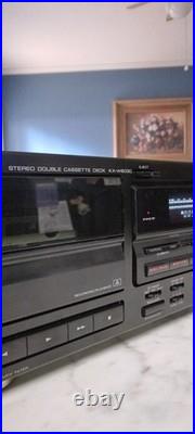 Vintage KENWOOD Stereo Double/ Dual Cassette Deck (KX-W6030)
