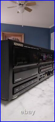 Vintage KENWOOD Stereo Double/ Dual Cassette Deck (KX-W6030)