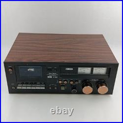 Vintage Ken-Tech X-905 Stereo Cassette Deck Player Recorder VU Meters Walnut